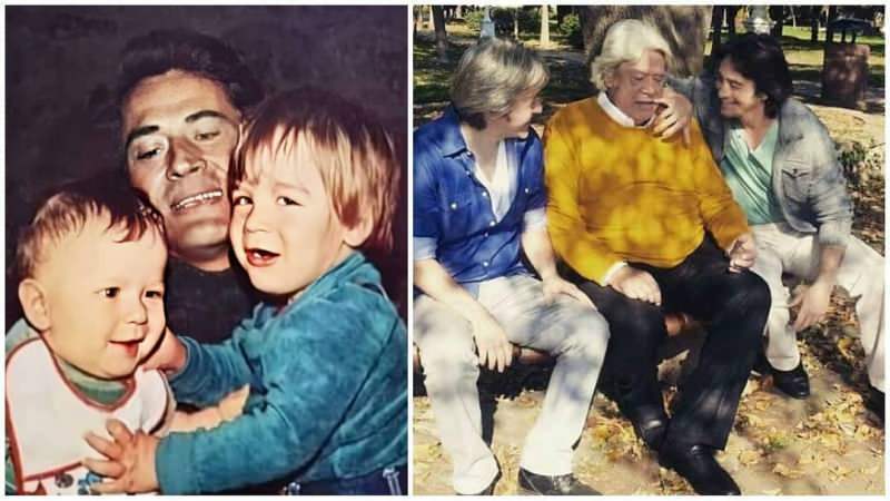 קניט ארקין שיתף את ילדיו בתמונות שצולמו לפני 40 שנה