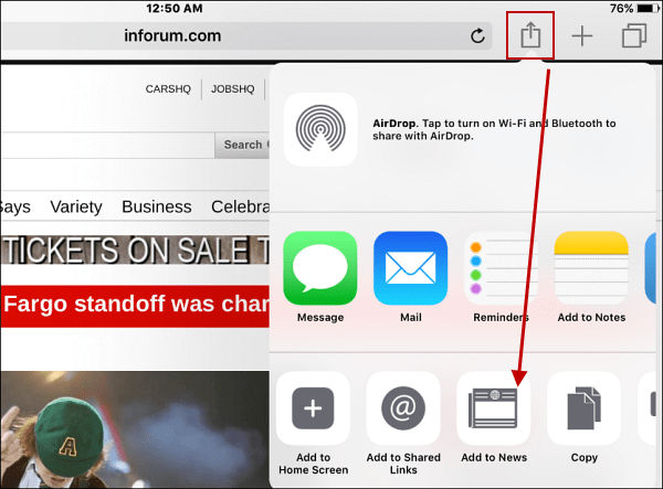 אפליקציית חדשות Apple של iOS: הוסף עדכוני RSS לאתרים שאתה באמת רוצה