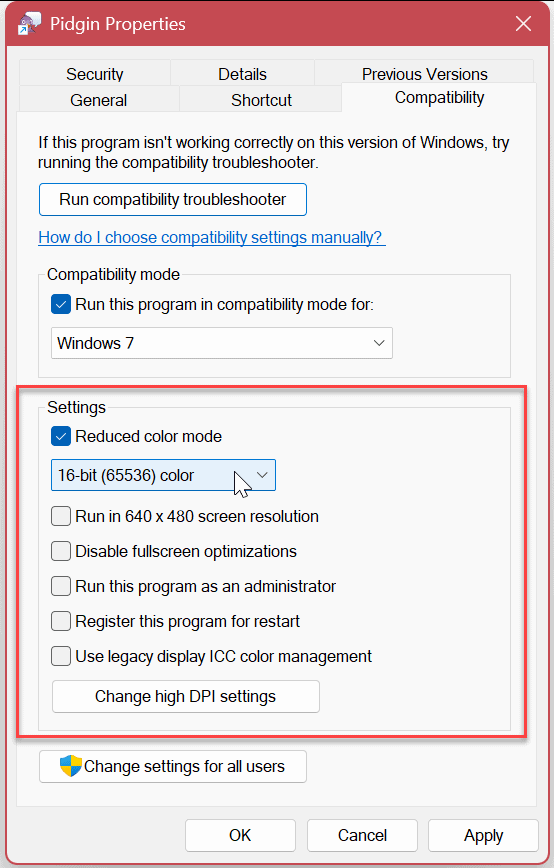 הפעל אפליקציות ישנות ב-Windows 11