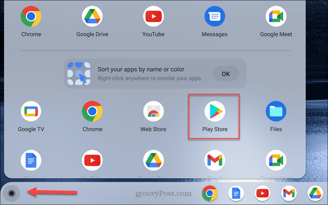 Google Play לא עובד ב-Chromebook