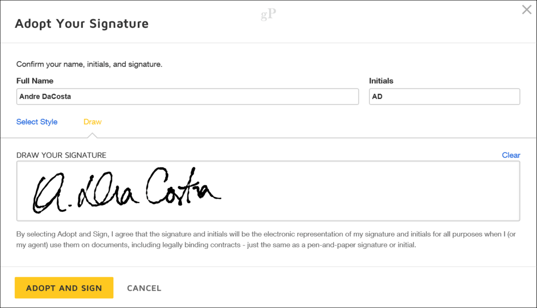 כיצד להשתמש ב- DocuSign כדי לחתום על מסמכים דיגיטלית