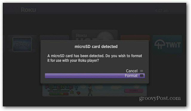 כרטיס microSD זוהה
