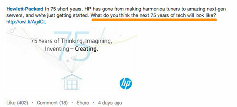 Hewlett-Packard on linkedin