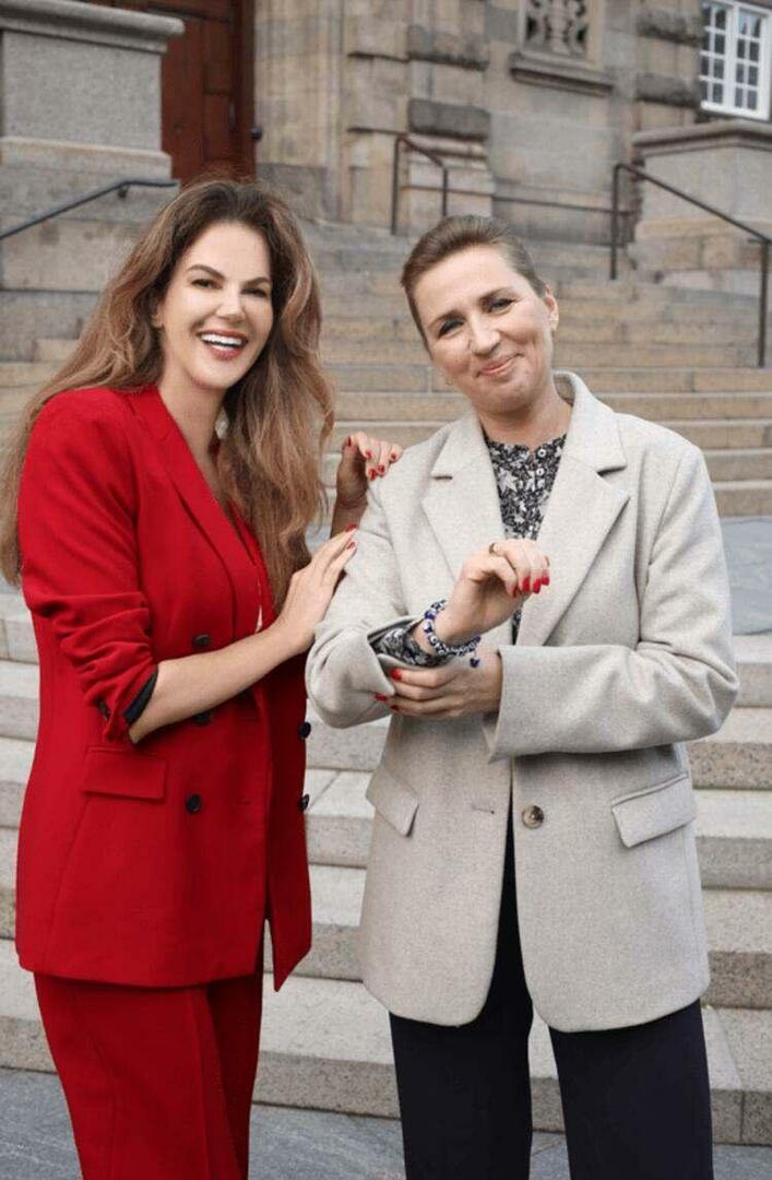 Tülin Şahinden ראש ממשלת דנמרק, Mette Frederiksene, חרוז עין הרע