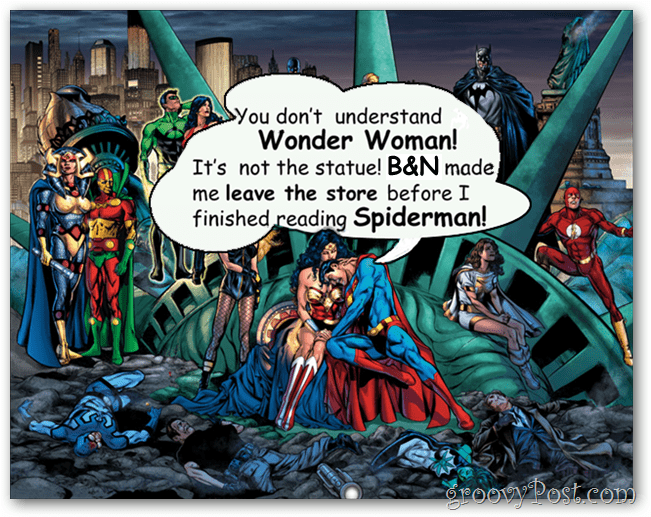 B & N מוציאים קומיקס DC