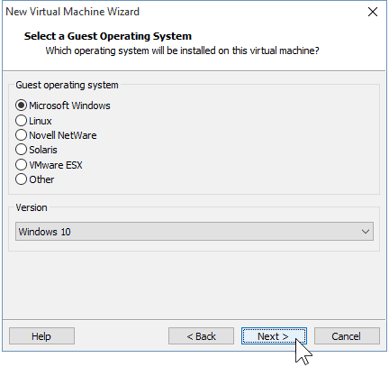 04 בחר מערכת הפעלה Windows 10 32 סיביות 64 סיביות