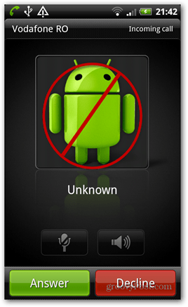 אנדרואיד: כיצד לדחות שיחות מאנשי קשר מסוימים