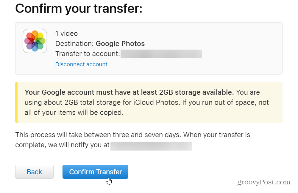 כיצד להעביר את התמונות שלך מ- iCloud לתמונות Google