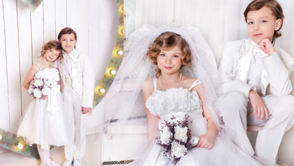 מה ללבוש בחתונה? דגמי שמלות כלה לילדים והצעות