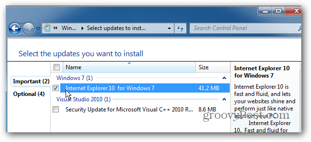 כיצד לחזור ל- Internet Explorer 9 מתצוגה מקדימה של Internet Explorer 10 עבור Windows 7