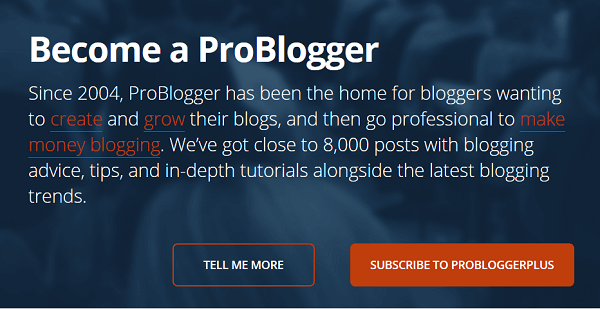 דף הבית של ProBlogger שונה עבור מבקרים חדשים באתר.
