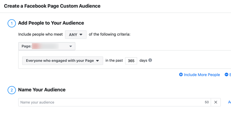 צור תיבת דו-שיח של קהל מותאם אישית של דף פייסבוק