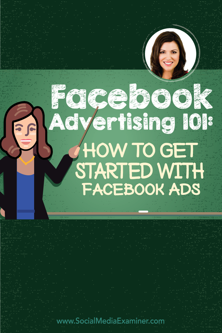 פרסום בפייסבוק 101: כיצד להתחיל במודעות פייסבוק: בוחן מדיה חברתית