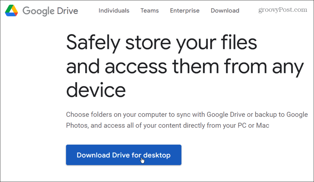 הוסף את Google Drive לסייר הקבצים