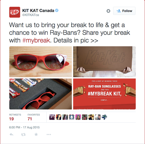 ציוץ Kitkat