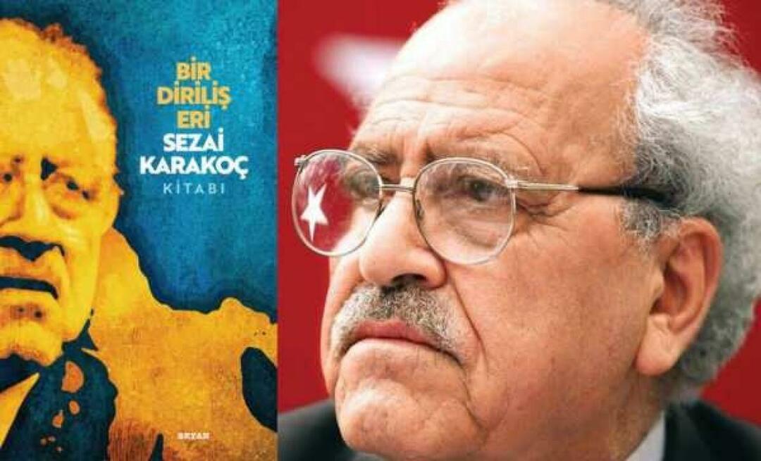 סופרים מאסטרים נפגשו עם שמו של משורר תחיית המתים Sezai Karakoç! הנה "חייל תחיית המתים Sezai Karakoç"