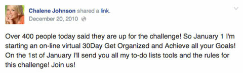 שאלן ג'ונסון 30 יום מאתגר בפייסבוק