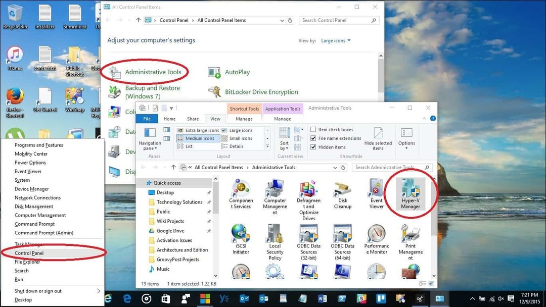 התקנת מחשב וירטואלי עם Windows 10 Hyper-V