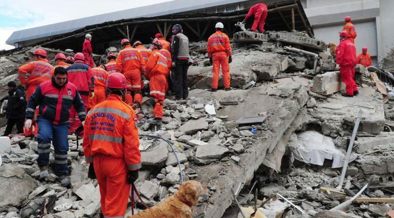 סיוע בציוד מ-TRT לאזור רעידת האדמה