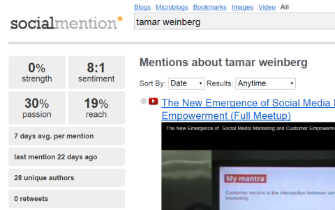 אפליקציית socialmention