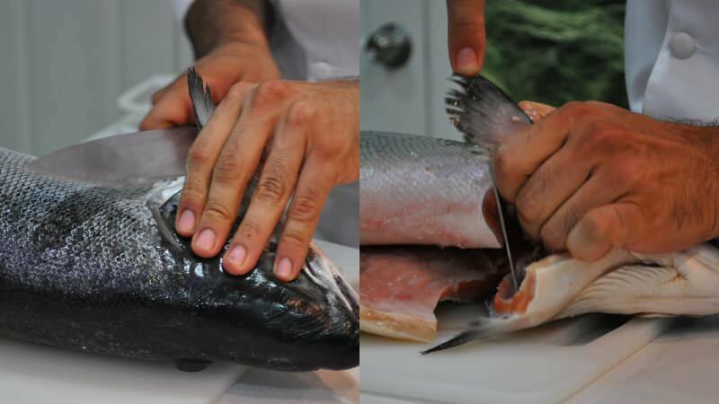 איך לנקות בס ים? באיזה סכין משתמשים בפתיחת דגים?