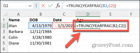 נוסחת תאריך ספציפית של Excel