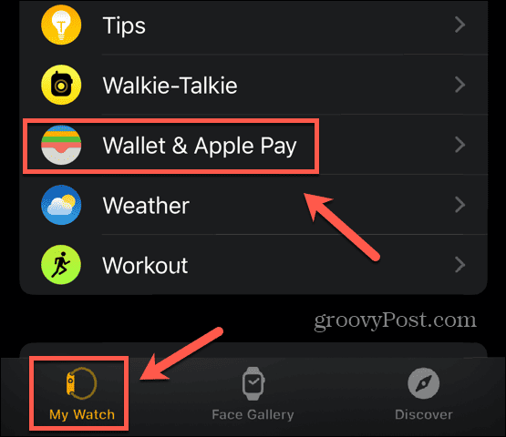 הגדרות Apple Pay Wallet ו- Apple Pay