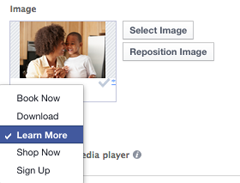 מודעת פייסבוק השוואת ביצועי תמונה