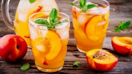 כיצד להכין את מיץ האפרסק הקל ביותר? טיפים להכנת מיץ מאפרסק