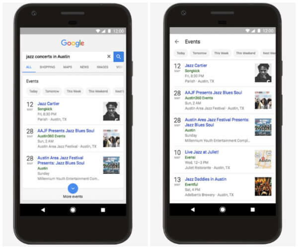 גוגל עדכנה את אפליקציית חוויית האינטרנט והנייד שלה כדי לעזור לחיפושים באינטרנט למצוא ביתר קלות דברים שקורים בקרבת מקום, גם אם בעתיד.