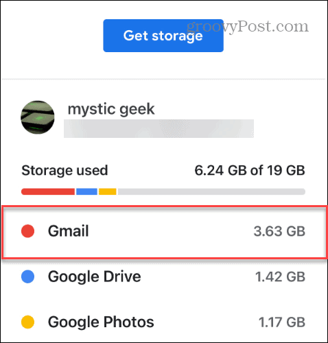 שטח gmail השתמש ב-Google Drive