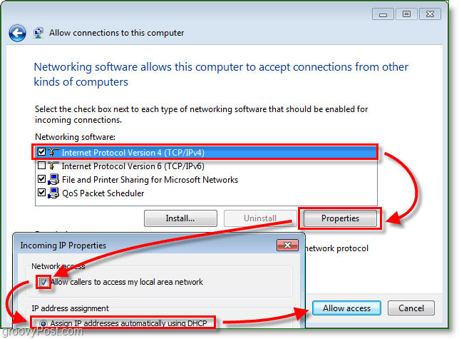 הגדרת VPN - מארח PPTP בביתך Windows 7 PC [כיצד לבצע]