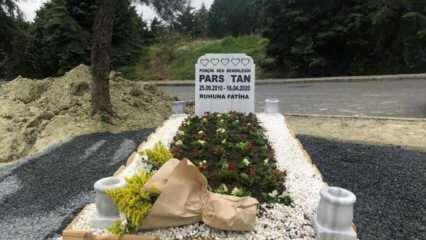 ביקור מ- Ebru Şallı לקבר בנו Pars! מהי לימפומה של Pars Tan?