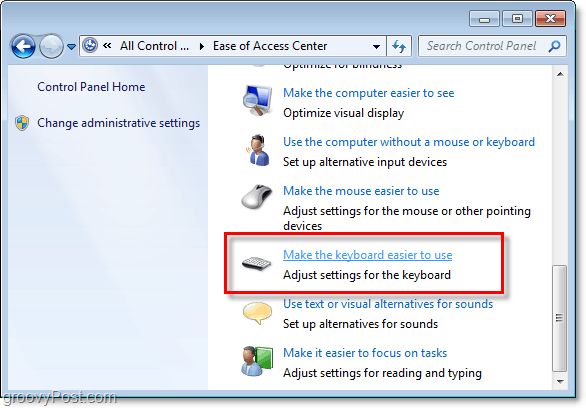 כיצד להשבית מפתחות דביקים ומפתחות סינון ב- Windows 7