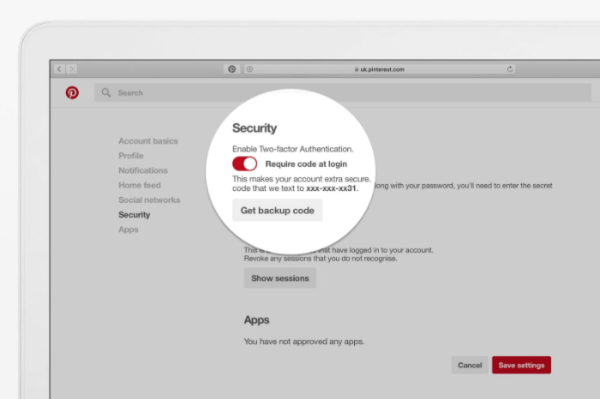 Pinterest מציגה אימות דו-גורמי ואמצעי אבטחה חדשים אחרים לכל המשתמשים במהלך השבועות הקרובים.