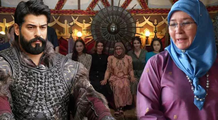 מלכת מלזיה מסתבר שהיא מעריצה של הממסד אוסמן: אתה נותן שיעורי היסטוריה בכל פרק