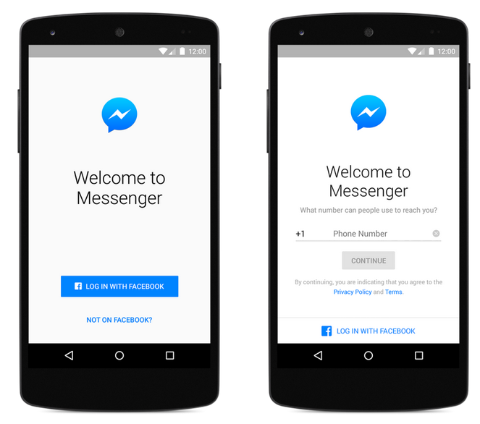 Messenger Messenger כבר לא דורש חשבון פייסבוק