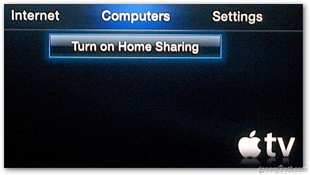 שלט רחוק Apple TV מ- iPad, iPhone או iPod Touch