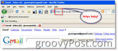 כיצד לאפשר SSL לכל דפי GMAIL:: groovyPost.com