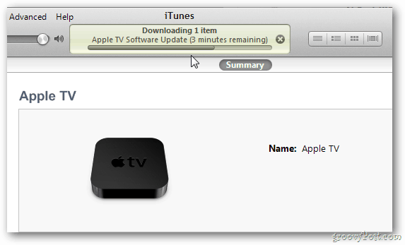 עדכון Apple TV
