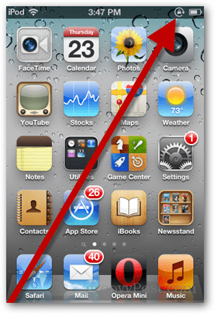 IPhone או iPod Touch: השבת את הכיוון האוטומטי