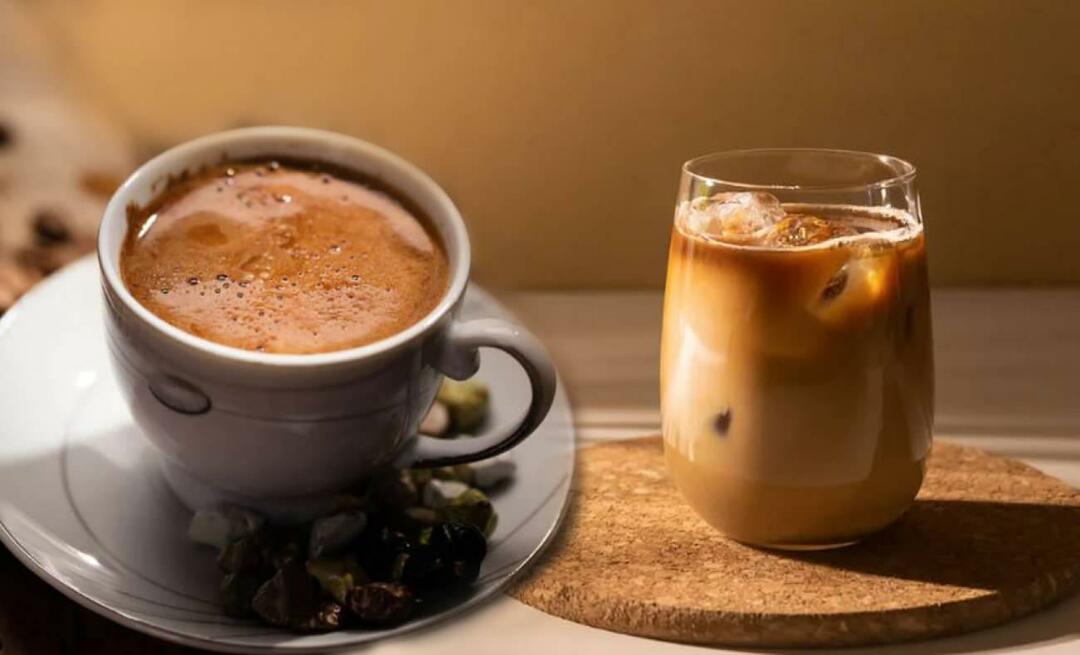 איך מכינים קפה קר עם קפה טורקי? הכנת קפה קר מקפה טורקי