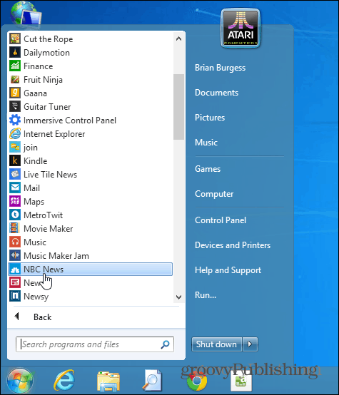 החלף את תפריט התחל של Windows 7
