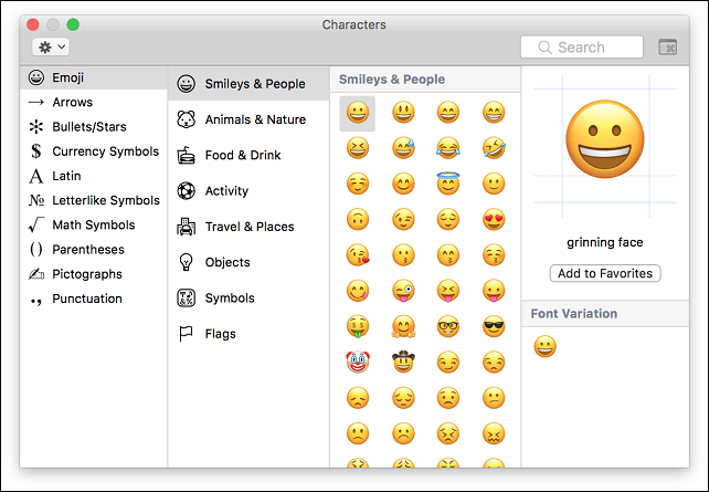 הפעל מקלדת מאקו emoji - -