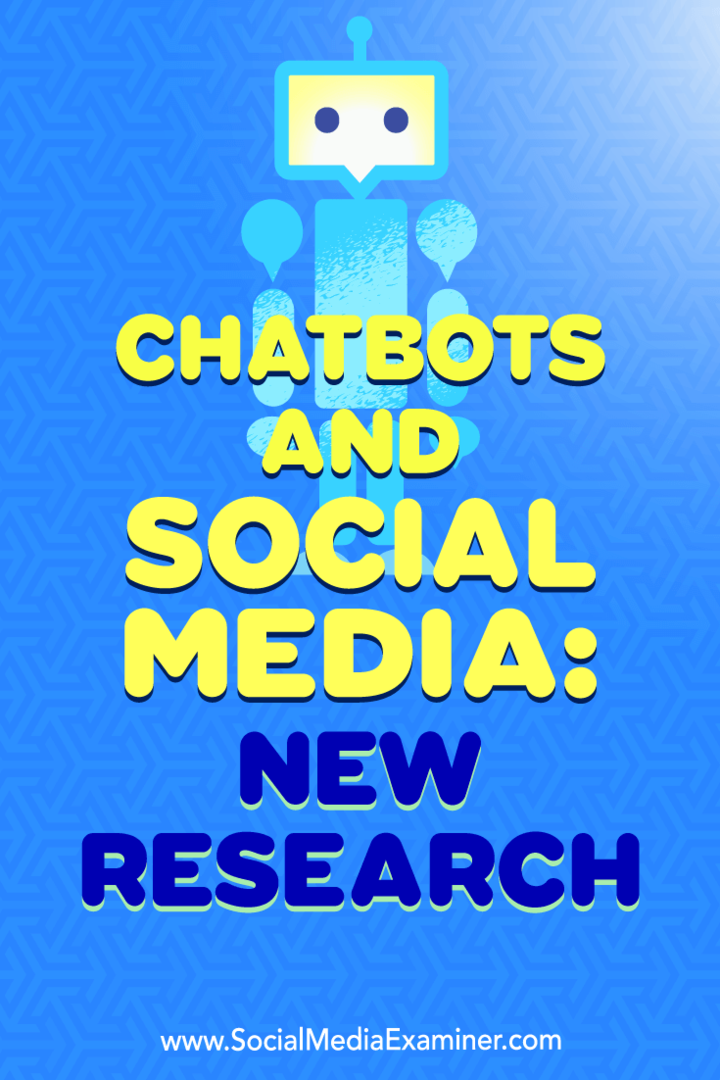 צ'טבוטים ומדיה חברתית: מחקר חדש: בוחן מדיה חברתית