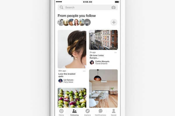 Pinterest הודיעה כי היא מציגה דרך חדשה לגלות רעיונות מהאנשים והמותגים שאתה כבר עוקב אחריהם בפלטפורמה.