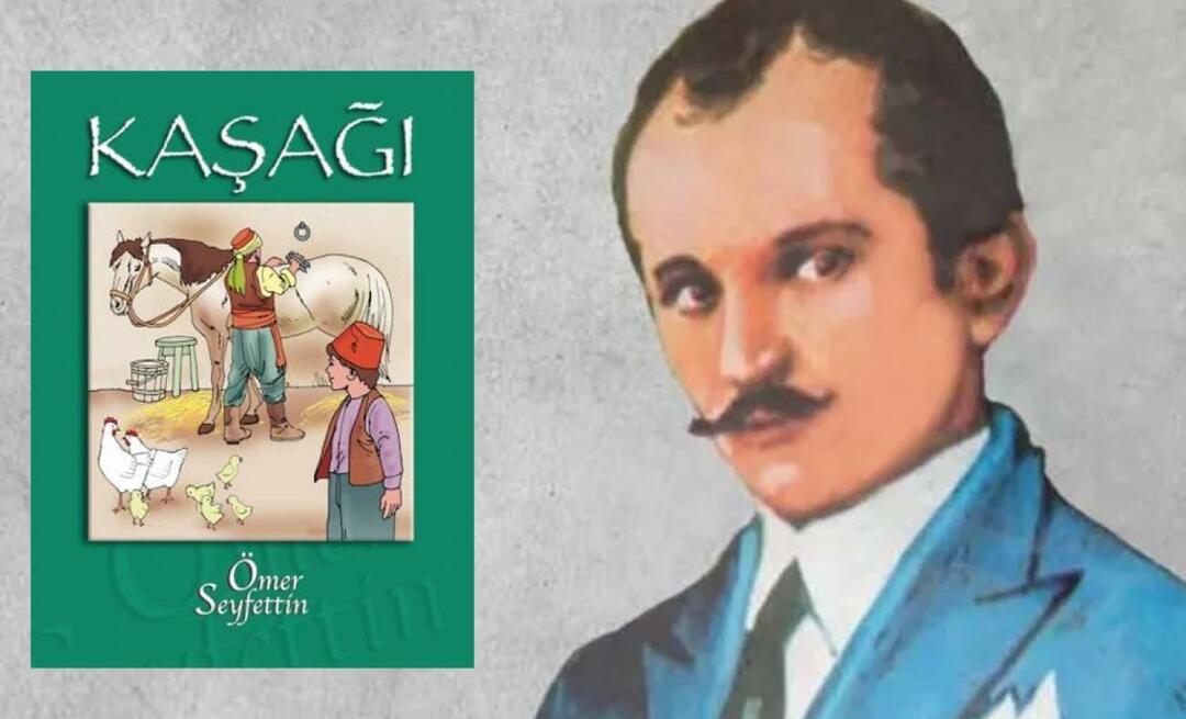 סיפור בלתי נשכח של אומר סייפטין: Kağızı! מה הנושא של הספר שנקרא 'קאג'י'?