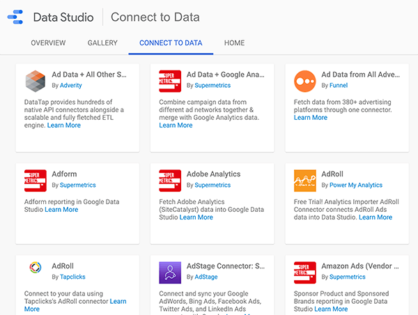 כיצד לחבר מקור נתונים ל- Google Data Studio, טיפ 1