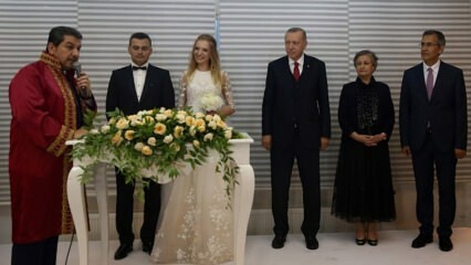 הנשיא ארדואן הצטרף לחתונה של שני זוגות