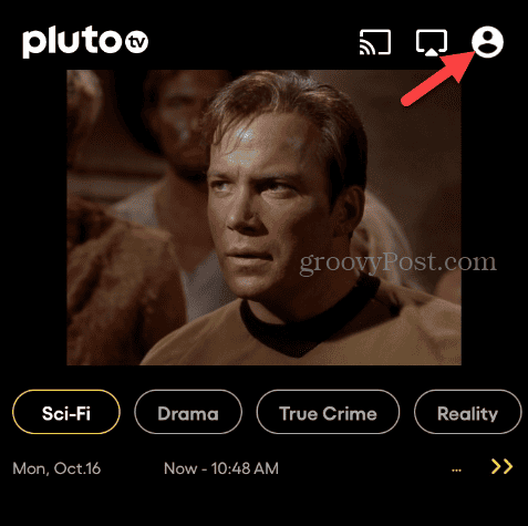 מחק חשבון Pluto TV